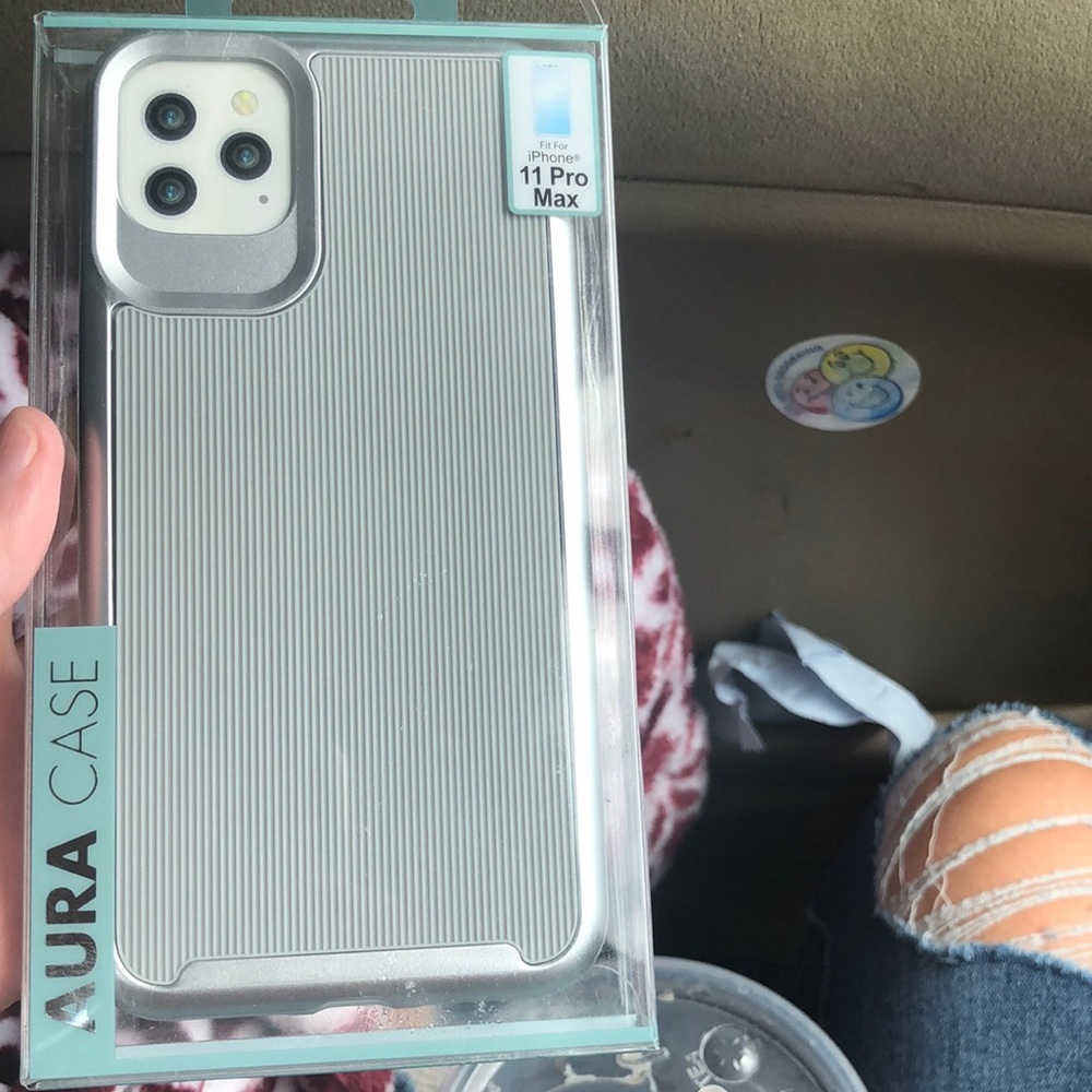 Sliver aura case iPhone 11 Pro Max cases